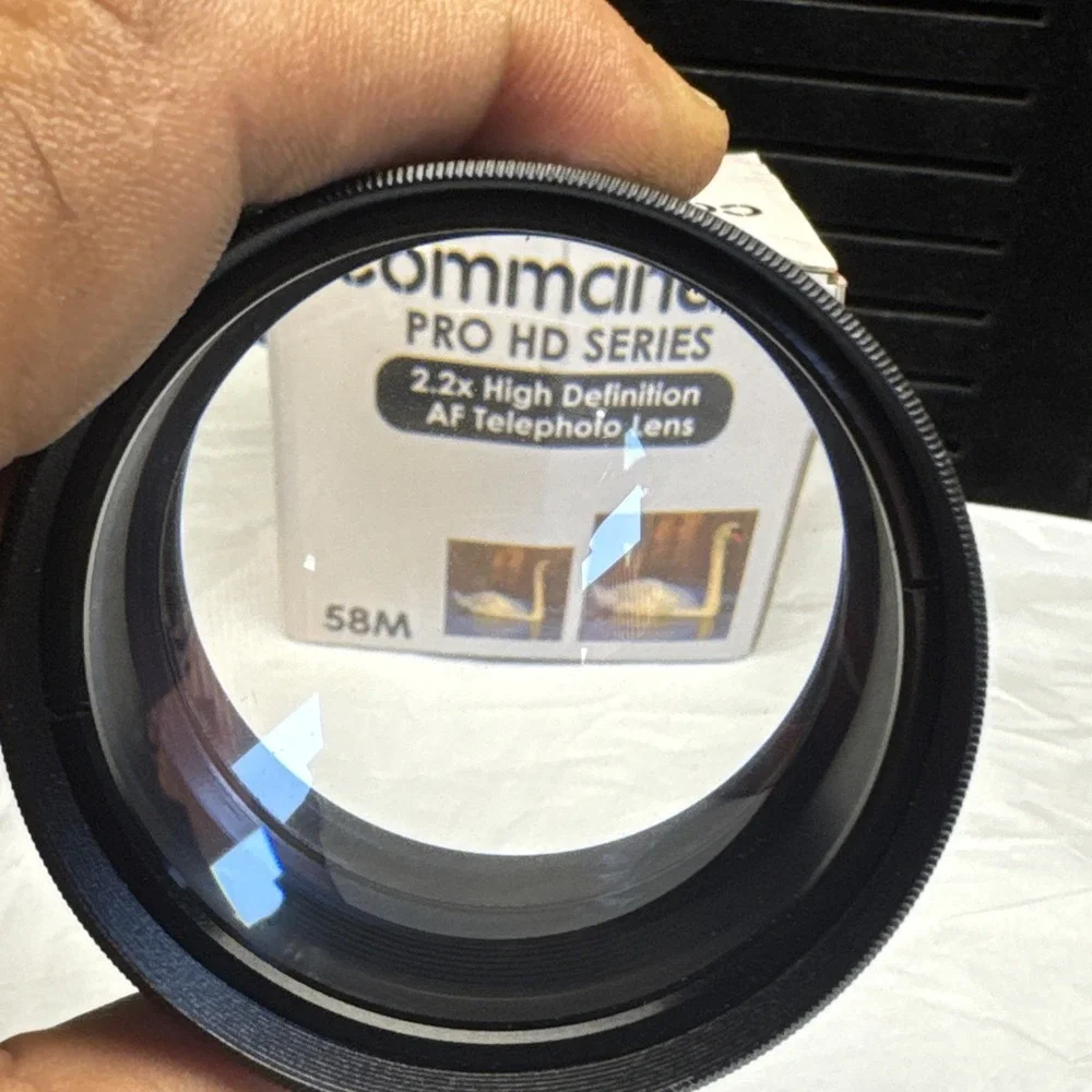 Commander‎ Pro HD Series Lens - 58M 2.2x High Definition AF Telephoto Lens New